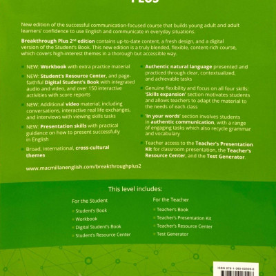 Breakthrough Plus 2nd Edition Level 1 Workbook Pack