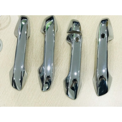 Bộ Ốp Tay Nắm Cửa Xe Kia Cerato 2019-2020-2021 Mạ Crom 4 Chi Tiết