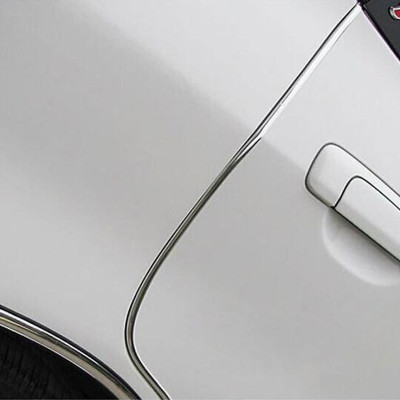 Nẹp Viền Mạ Crom Oto Cuộn 13M Chống Va Đập Cánh Cửa, Trang Trí Nắp Capo, Cốp Xe Và Cửa Gió Điều Hòa
