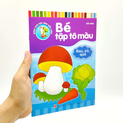Bé Tập Tô Màu - Rau, Củ, Quả (Tái Bản 2023)