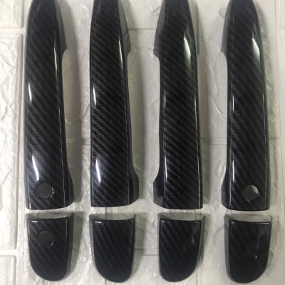 Bộ ốp tay nắm hõm cửa Mazda CX8 vân các bon