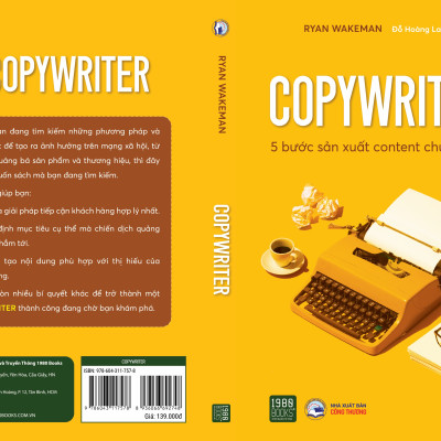 Sách - Copywriter - 5 Bước Sản Xuất Content Chuẩn SEO - 1980Books