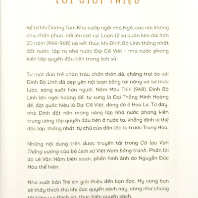 Lịch Sử Việt Nam Bằng Tranh - Cờ Lau Vạn Thắng Vương (Bản Màu) (Tái Bản 2023)