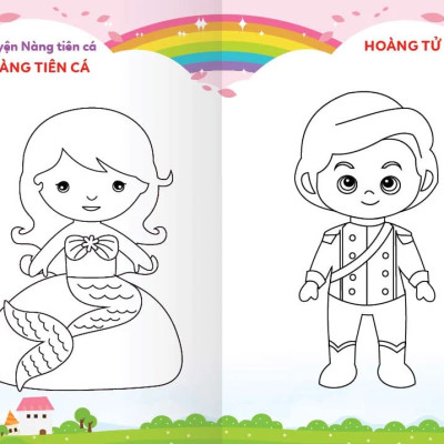 Colouring 365 Ngày Tô Màu - Khám Phá Thế Giới Phát Triển Trí Tuệ - Cuốn 6: Công Chúa, Hoàng Tử, Các Nhân Vật Cổ Truyện Cổ Tích Việt Nam Và Thế Giới