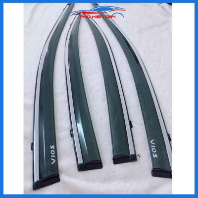 Vè mưa Vios 2014-2015-2016-2017-2018 vè chỉ mạ gương che mưa bảo vệ xe