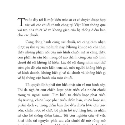 XÂY DỰNG MÔ HÌNH CHUỖI - Tác giả Lê Hoàng
