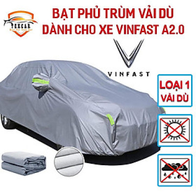 Bạt vải dù oxford bảo vệ xe ô tô VinFast phủ trùm kín cao cấp , áo trùm xe 5 chỗ chống nắng, mưa 