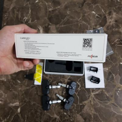 Cảm biến áp suất lốp van trong, gắn nút chờ các loại xe ô tô, thương hiệu cao cấp Careud - HÀNG NHẬP KHẨU