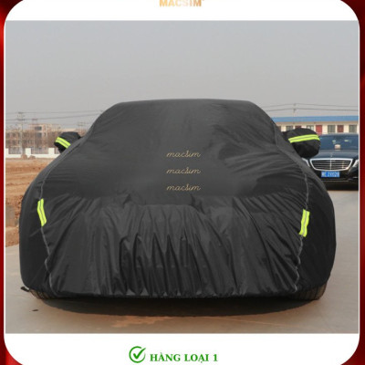 Bạt phủ ô tô bán tải Hyundai Santa Cruz nhãn hiệu Macsim sử dụng trong nhà và ngoài trời chất liệu Polyester - màu đen