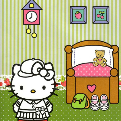 Hello Kitty - Kế Hoạch Nghỉ Hè (Dán Hình)