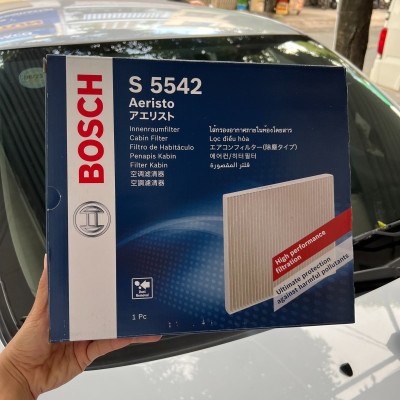 Lọc Gió Điều Hòa Tiêu Chuẩn BOSCH Aeristo S5542 Dành Cho Xe Kia Carens (04-09), Sorento (09-14)