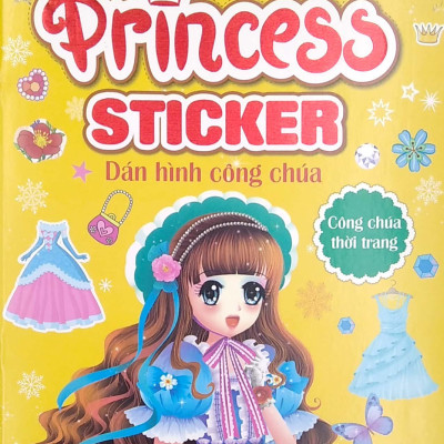Princess Sticker - Dán Hình Công Chúa - Công Chúa Thời Trang