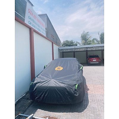 Bạt phủ ô tô Audi A6 chất liệu Polyester - màu đen cao cấp MACSIM 