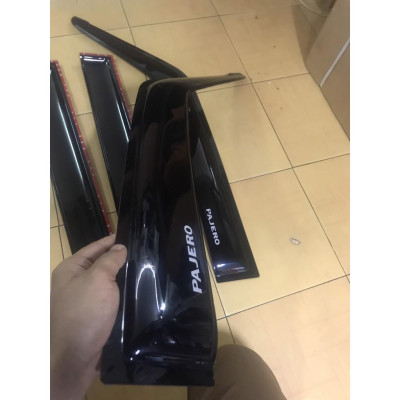 Bộ Vè Che Mưa Dành Cho Xe Mitsubishi Pajero V6 V31 V32 V33 ( Vè Đen Thái )