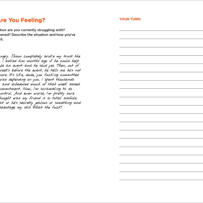 The Subtle Art Of Not Giving A F*ck Journal