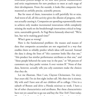 Competing Against Luck: The Story of Innovation and Customer Choice