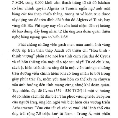 Vàng Son Một Thuở Ba Tư - Tập Du Ký