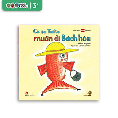 Truyện Ehon bé 3-4-5 tuổi - Cô cá Taiko muốn đi bách hóa