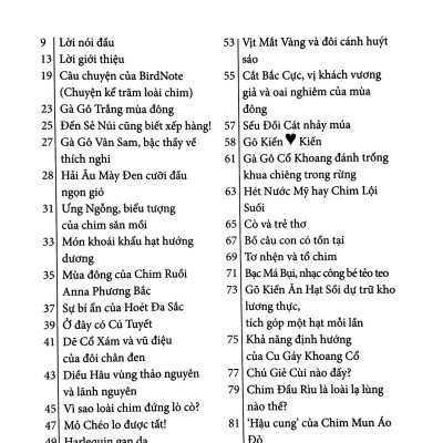 Chuyện Kể Về Trăm Loài Chim