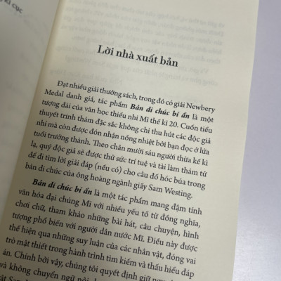 BẢN DI CHÚC BÍ ẨN – Giải thưởng văn học Thiếu nhi Mỹ - Newberry Medal 1979 – NXB Kim Đồng
