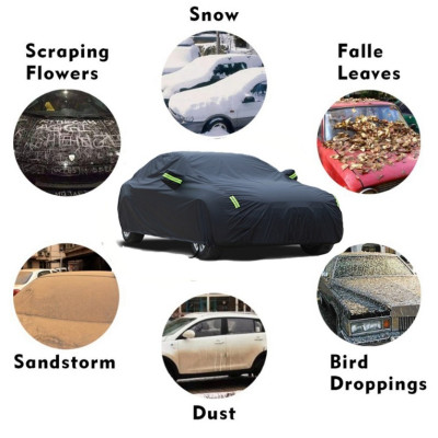 Bạt phủ ô tô Mercedes CLS thương hiệu Macsim sử dụng trong nhà và ngoài trời chất liệu Polyester - màu đen