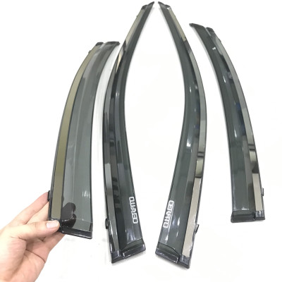 Bộ vè che mưa cao cấp viền chỉ mạ INOX dành cho xe KIA Cerato 2019
