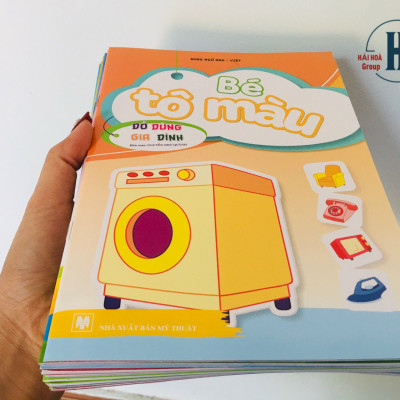Sách- Combo 10 cuốn sách Tập Tô Màu theo chủ đề cho bé mầm non (Chủ đề ngẫu nhiên)