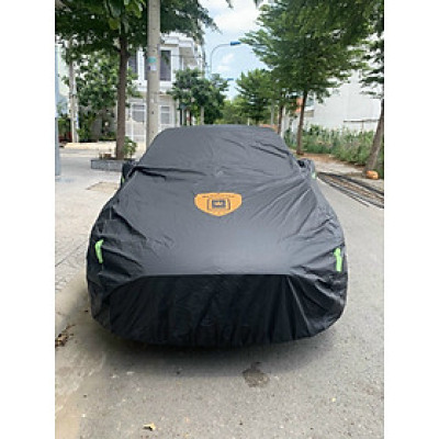 Bạt phủ ô tô Mercedes C chất liệu Polyester - màu đen cao cấp MACSIM 