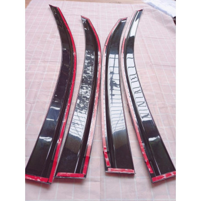 Vè che mưa vios 2019-2022 chỉ mạ Inox cao cấp, có vi deo rivew sản phẩm