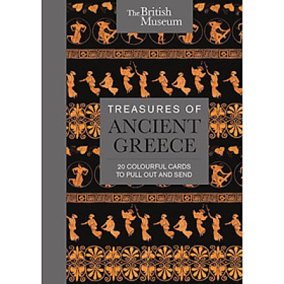 Sách - The British Museum: Treasures of Ancient Greece: 20 Colourful Cards to Pull Out and Send