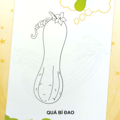 Bé Tập Tô Màu - Rau, Củ, Quả (Tái Bản 2023)