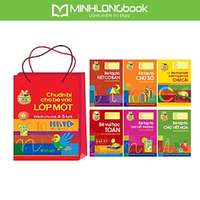 Chuẩn bị cho bé vào lớp môt ( Bộ 6 cuốn) - Dành cho bé 4 -5 tuổi