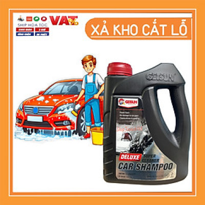 Nước rửa xe máy ô tô cao cấp DELUXE Getsun 2L 