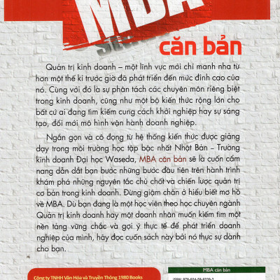 MBA Căn Bản: Nghệ thuật quản trị kinh doanh chỉ đơn giản chỉ với 12 bước