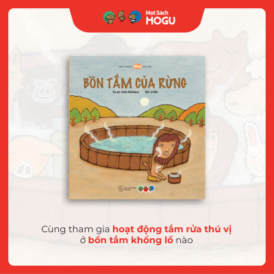 Truyện Ehon bé 1-2-3 tuổi - Bồn tắm của rừng