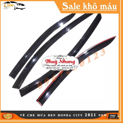 Vè che mưa đen dành cho Thái dày Honda City 2021 bộ 4 cánh nhiều người tin dùng đảm bảo chất lượng