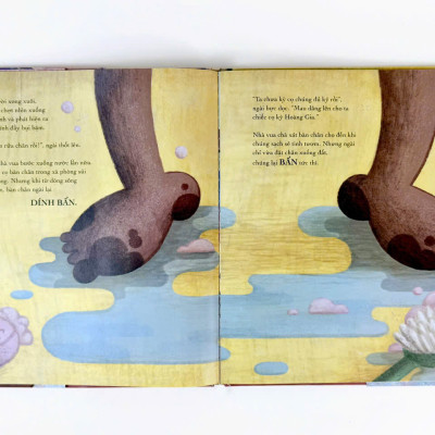 Sách - Ông vua chân thối (truyện cổ tích hài hước Ấn Độ cho bé từ 4 tuổi+) - Bìa cứng