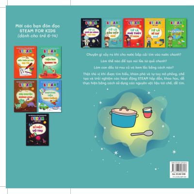 Sách - Steam For Kids - Tớ Là Đầu Bếp Nhí  - NXB Phụ Nữ