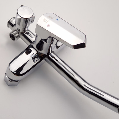 Cây sen nóng lạnh Đồng mạ Chrome Eurolife EL-S924 (Trắng bạc)