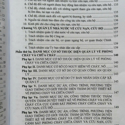 Sách Pháp Luật Về Phòng Cháy Và Chữa Cháy – Danh Mục Cơ Sở Thuộc Diện Quản Lý Về Phòng Cháy Và Chữa Cháy (V2519T)