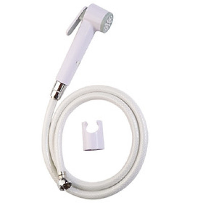 ) Bộ xịt vệ sinh cao cấp, chất lượng Germany. Tăng áp cao, chất liệu nhựa ABS trắng Eurolife EL-X10