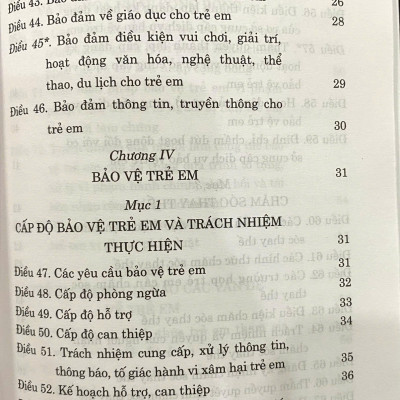 Luật Trẻ Em ( Hiện hành ) ( Sửa đổi, bổ sung năm 2018)