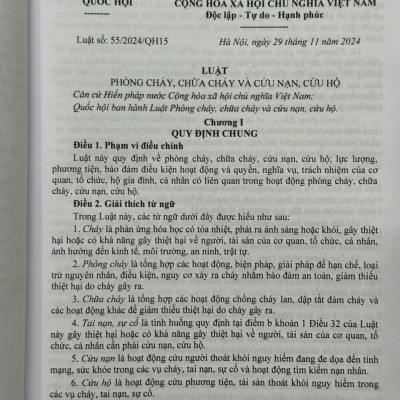 Sách Luật Phòng Cháy, Chữa Cháy Và Cứu Nạn, Cứu Hộ – Hệ Thống Văn Bản Quy Định, Hướng Dẫn Chi Tiết Thi Hành (V2586T)