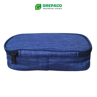 Hộp Đựng Bút Đa Năng Grepaco Bằng Vải Bố Canvas Tote Đẹp Nhiều Ngăn Dạng Túi Đựng Dụng Cụ Đồ Dùng Học Tập Học Sinh, Sinh Viên, Đồ Cá Nhân Văn Phòng Kiểu Cute Chống Xước, Chống Nước – Hàng Chính Hãng