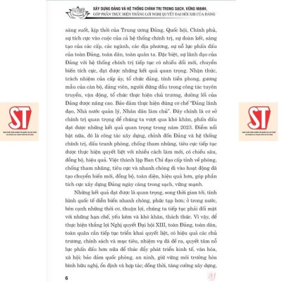 Sách - Xây Dựng Đảng Và Hệ Thống Chính Trị Trong Sạch, Vững Mạnh Góp Phần Thực Hiện  Thắng Lợi Nghị Quyết Đại Hội XIII
