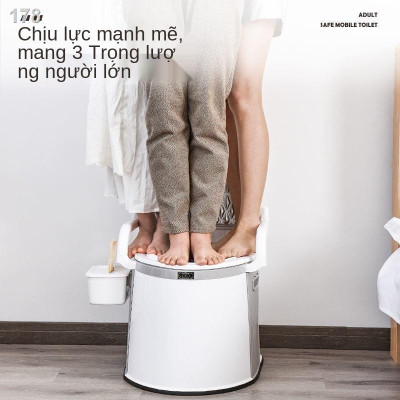 Bô Vệ Sinh (tolet) Di Động Cho Người Già Có Tay Vịn , Bô Vệ Sinh Chống Trượt Dễ Dàng Vệ Sinh Trong Mùa Đông