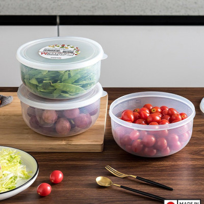 Combo 06 hộp bảo quản thực phẩm Nakaya Firm Pack H 800ml & M 1.3L - Hàng nội địa Nhật Bản | Made in Japan