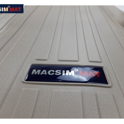 Thảm lót cốp xe ô tô Lexus GX 2010- 2023 nhãn hiệu Macsim chất liệu TPV cao cấp màu be