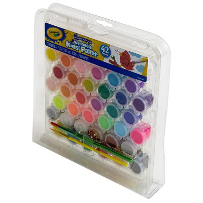Bộ Màu Nước 42 Màu Tẩy Rửa Được - Crayola Washable Kids Paint