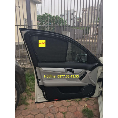 Rèm Che Nắng Xe Mercedes C200-250-300 2009-2015 Hàng Loại 1 